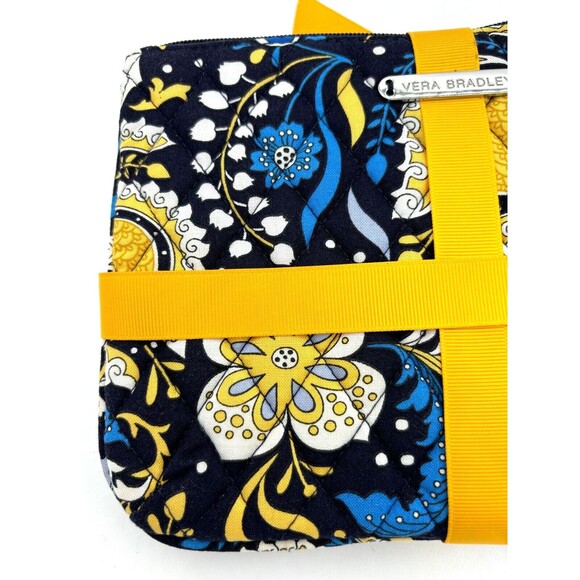 Vera Bradley Ellie Blue Floral Cosmetic Bag Trio Three Piece Set--New With Tags - Picture 10 of 11